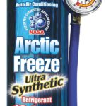 Interdynamics (AF-22) Arctic Freeze R-134a Ultra Synthetic Refrigerant with Recharge Hose and Gauge - 22 oz.
