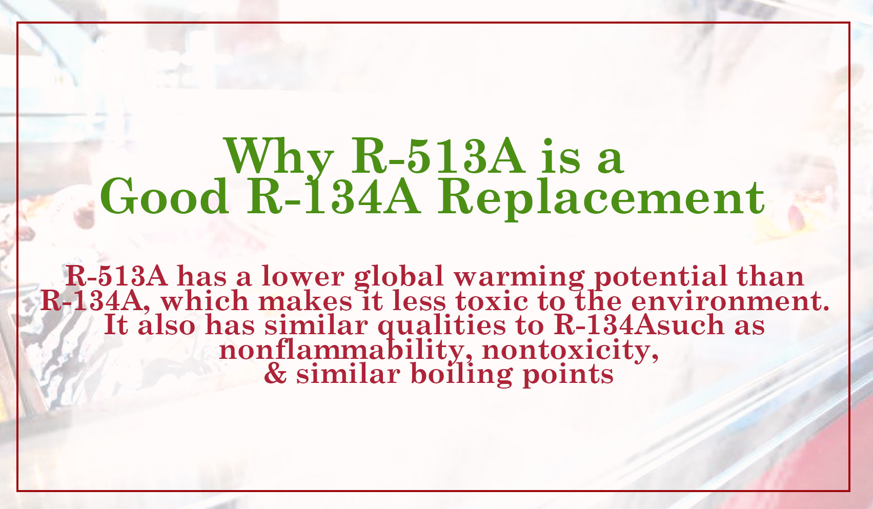 R513 vs R134A